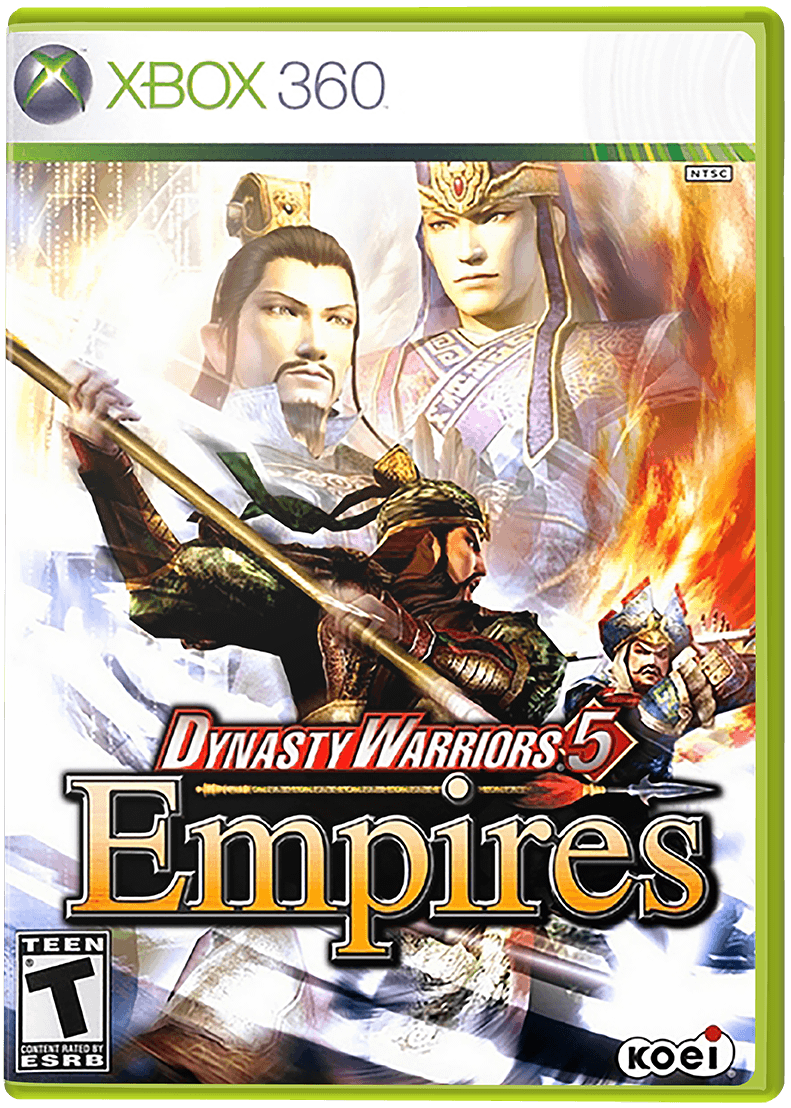 Dynasty Warriors 5 Empires box art for Xbox 360
